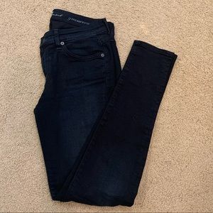 Black 7 for all mankind gwenevere skinny jeans